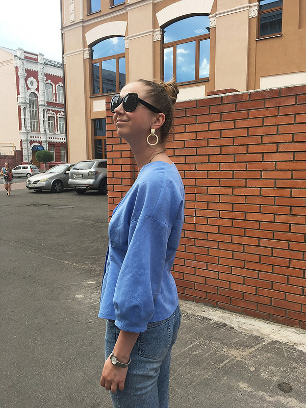 Льняная блузка от Anna_Usmeshka
