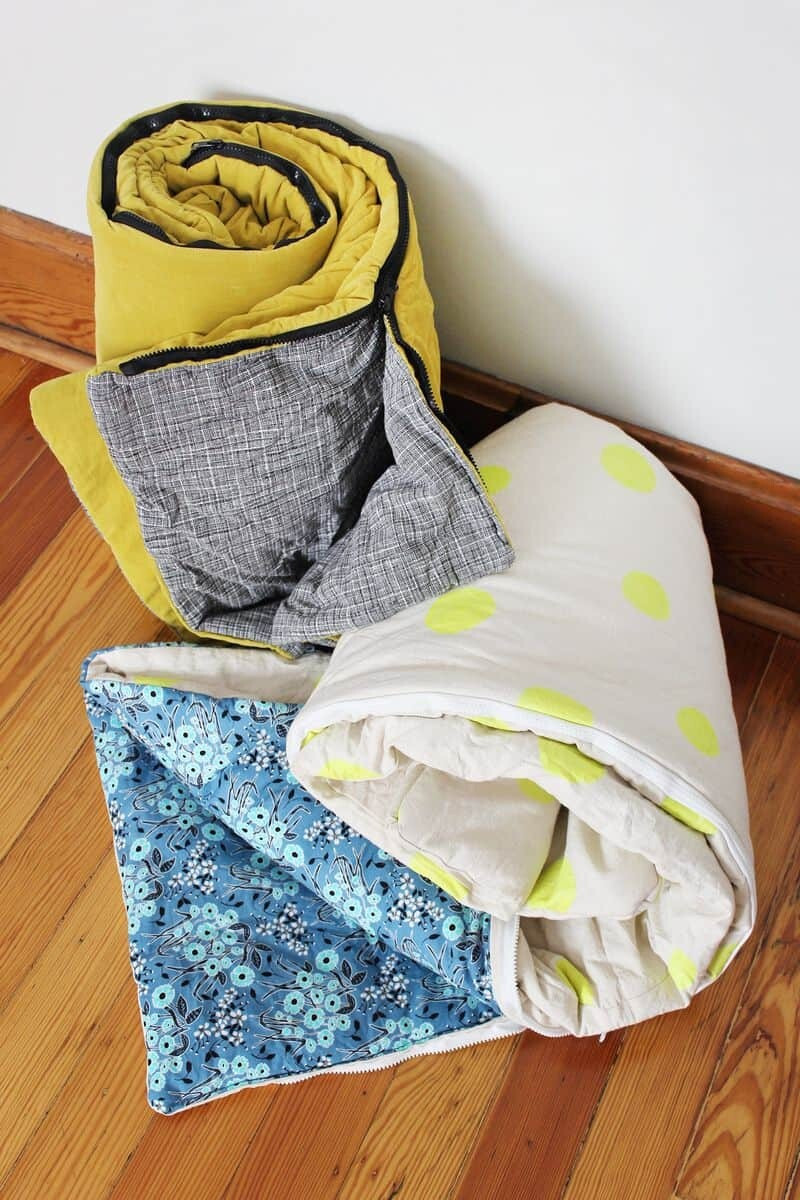 Спальный мешок своими руками: от выбора материала и до пошива изделия