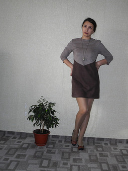 Моя замша, платье 118 №02/2013