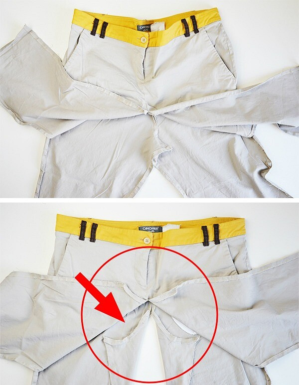 Как переделать шорты в юбку