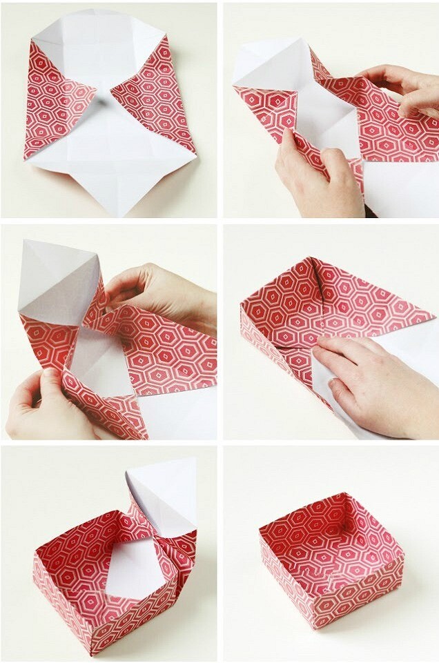 2. Как сделать коробочку из бумаги