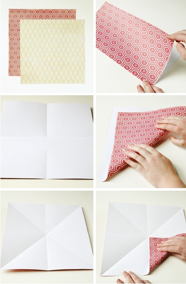 Оригами коробочка из бумаги