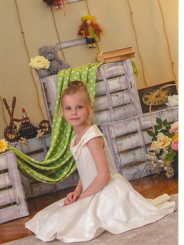 Платье в ретро стиле для выпускного в детском саду от Lis-Lena