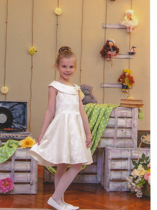 Платье в ретро стиле для выпускного в детском саду от Lis-Lena