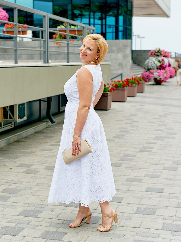 Белое летнее платье 2019 от katrinka_n