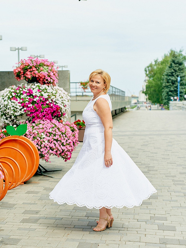 Белое летнее платье 2019 от katrinka_n