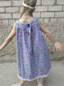 Работа с названием Летнее платье для модницы дочки