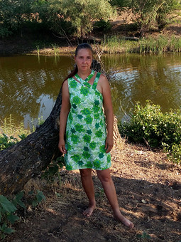 Платье расклешенного силуэта №117 — выкройка из Burda 7/2016