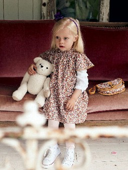 Платье №608 — выкройка из Burda. Детская мода 1/2011