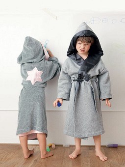 Купальный халат для девочки №610 A