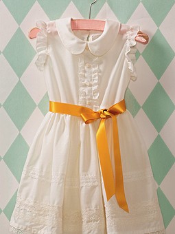 Платье №637 — выкройка из Burda. Детская мода 1/2014