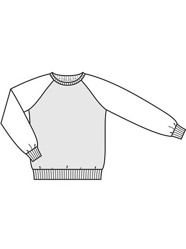 Пуловер с эффектом стежки