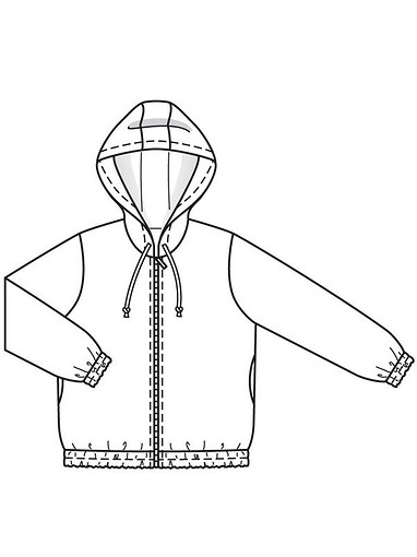 Хлопковая куртка на сетчатой подкладке