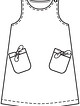 Платье расклешенного силуэта №637  — выкройка из Burda. Детская мода 1/2016
