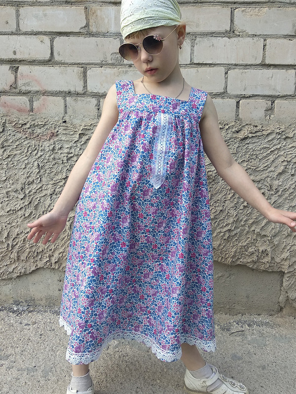 Летнее платье для модницы дочки от kapolina
