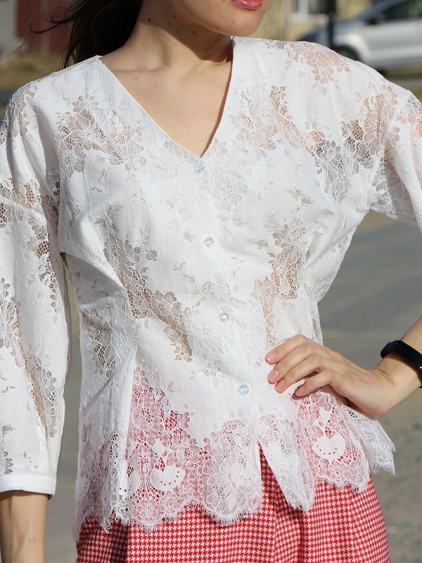 Блузка для девочки с ростом 80-164см #vikroyka017 + МК