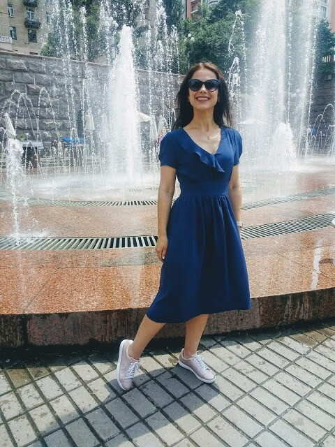 Платье с воланом от Irina_S_