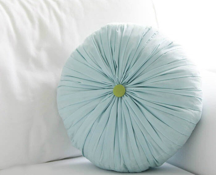 Круглая подушка цветок Своими руками Мастер-класс Как сшить своими руками декоративную подушку