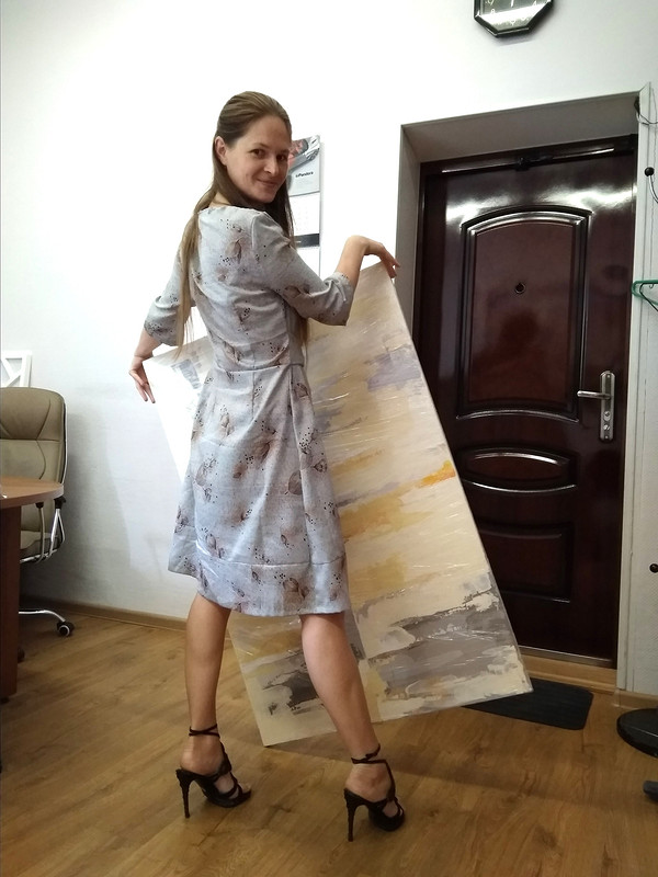 Платье с нижней планкой и завязками Burda. Летние платья 1/2019 1 2 3 4 от Katy7