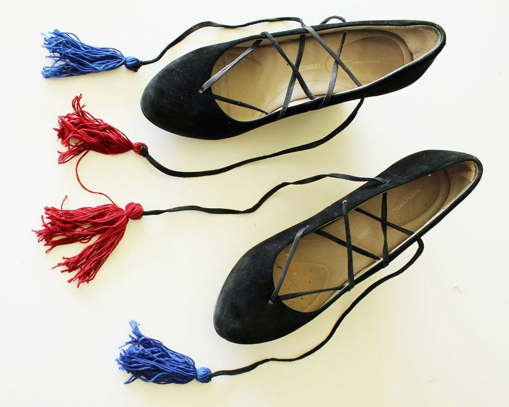 Идея: как добавить шнуровку на туфли