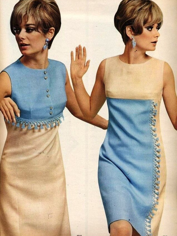 Кружевные платья 60 годов