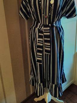 Полосатое платье из ШЛИБ 2-2019
