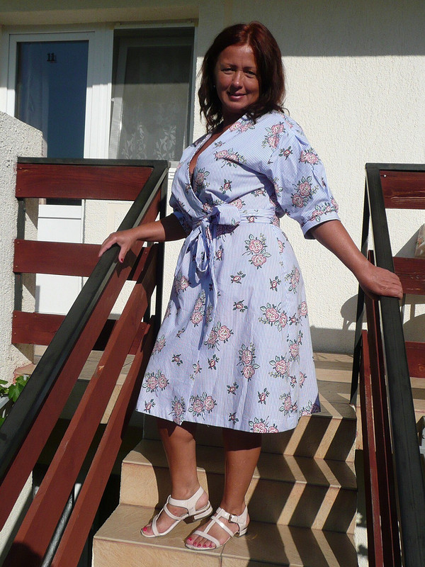 Платье-халат в стиле ретро от Аleta