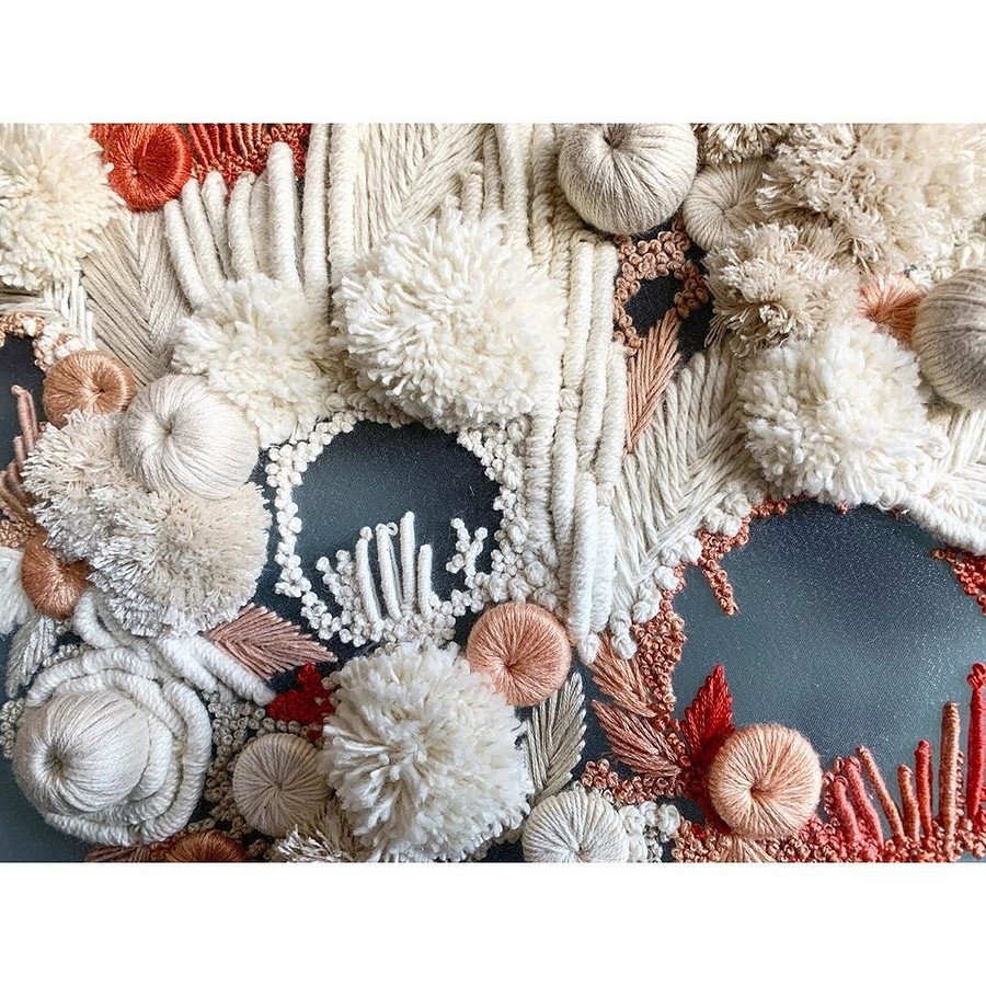 Вышивка в 3D: рукодельный instagram недели