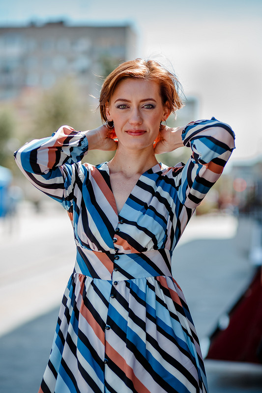 Платье в полоску от ElenaStoliarova