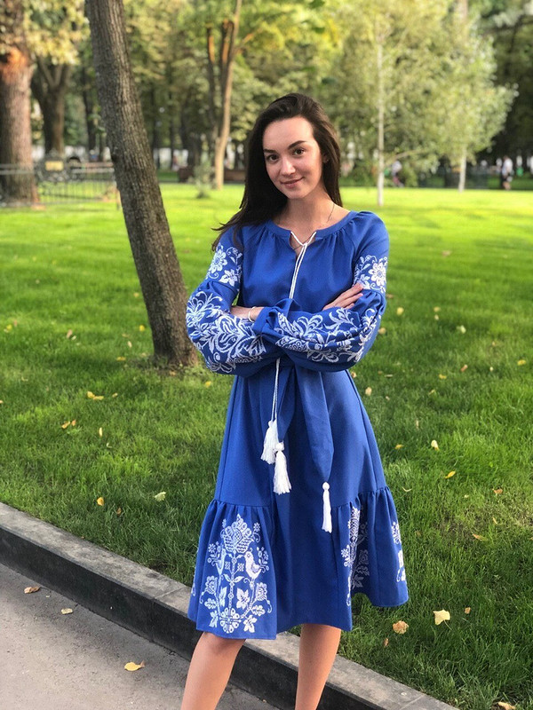 Платье в национальном стиле от OlenaMartynova