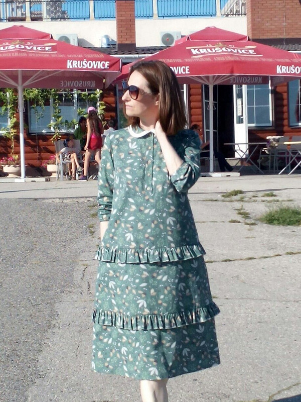Платье с оборками от Daria_Sokolova