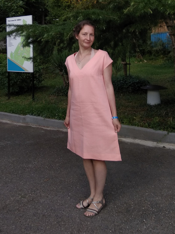 Летнее платье из льна от Svetlanamaltseva