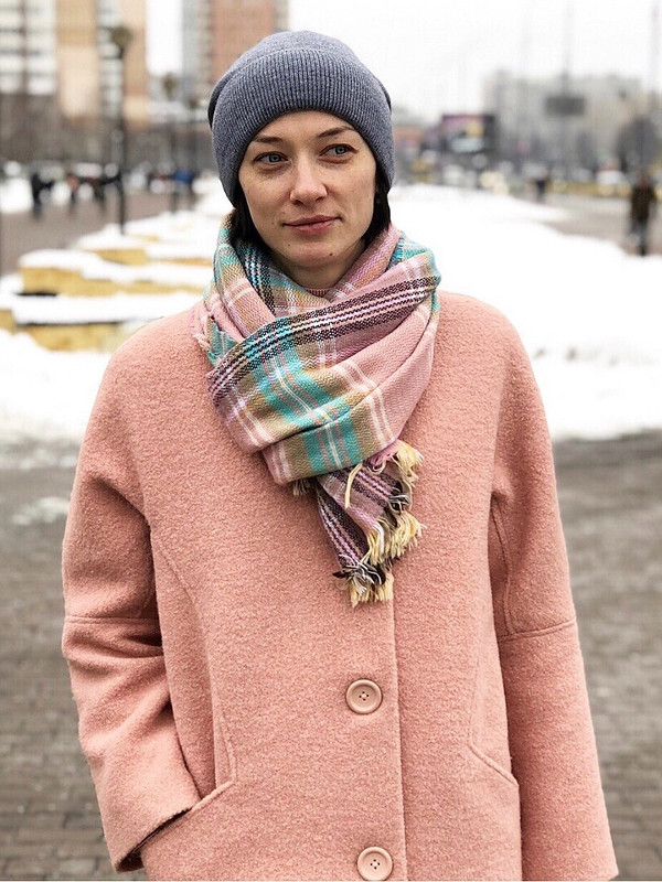 Персиковое пальто от Rakhmanova