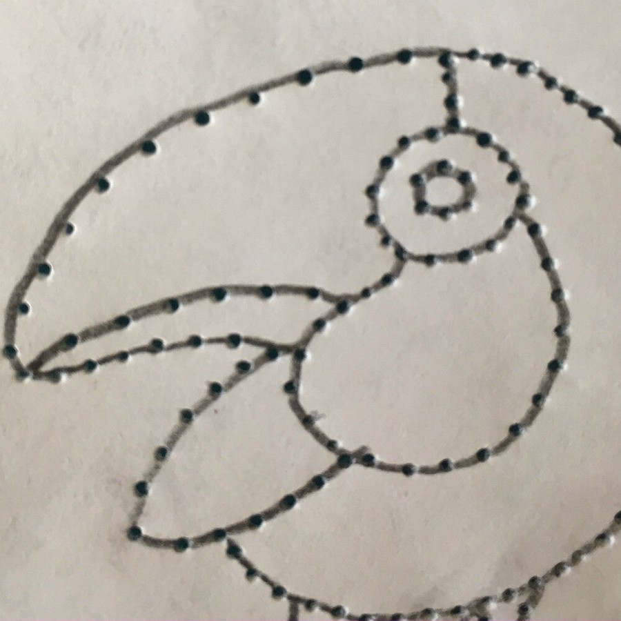 Лайфхак: как перевести рисунок для вышивки на фетр с помощью маркера