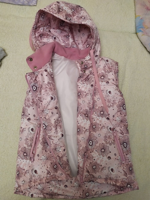 Пальто-жилет для дочки от olgunyasha