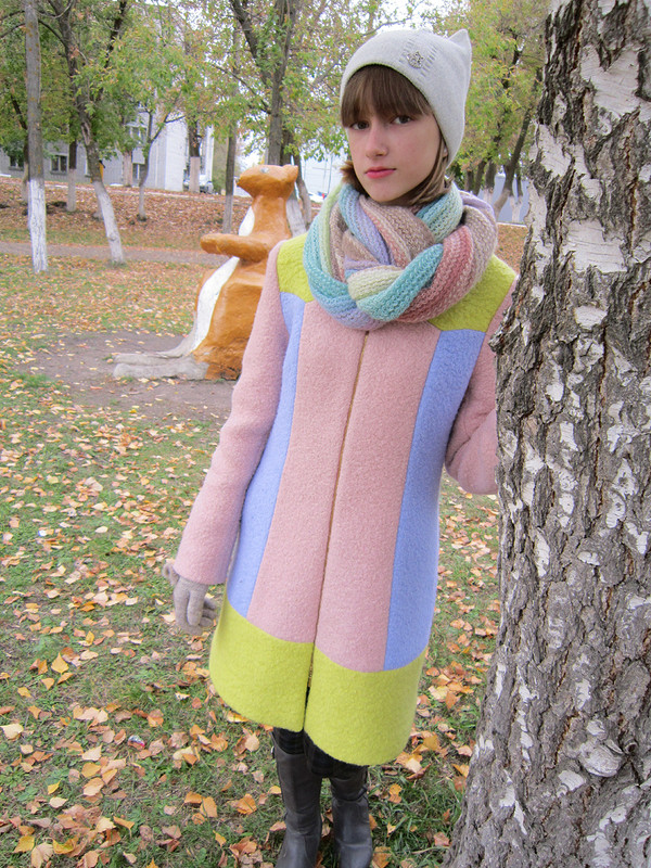 Пальто в стиле пэчворк от Надежда2007