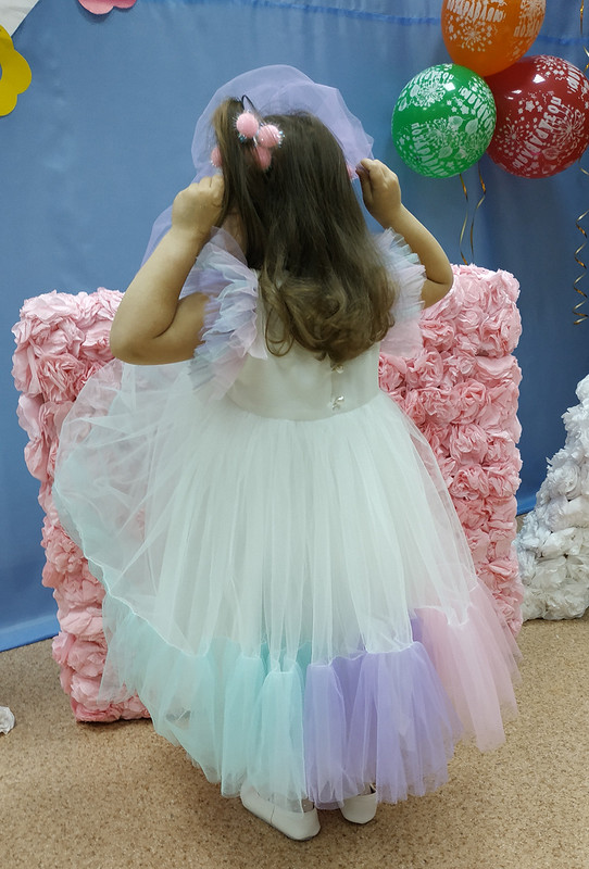 Платье для дочки «Радужное облако или зефирка» от Masya