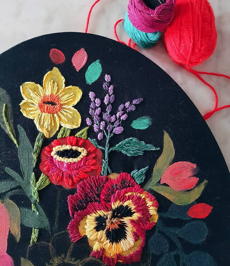 Цвета и цветы: рукодельный instagram недели