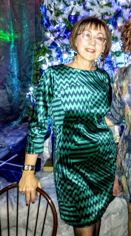 Платье 2, или Новый год в зелёном бархате от Glykerya
