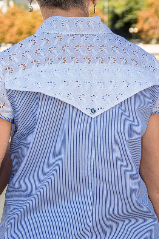 Блузка-рубашка «Отголосок лета» от irinabeletskaja