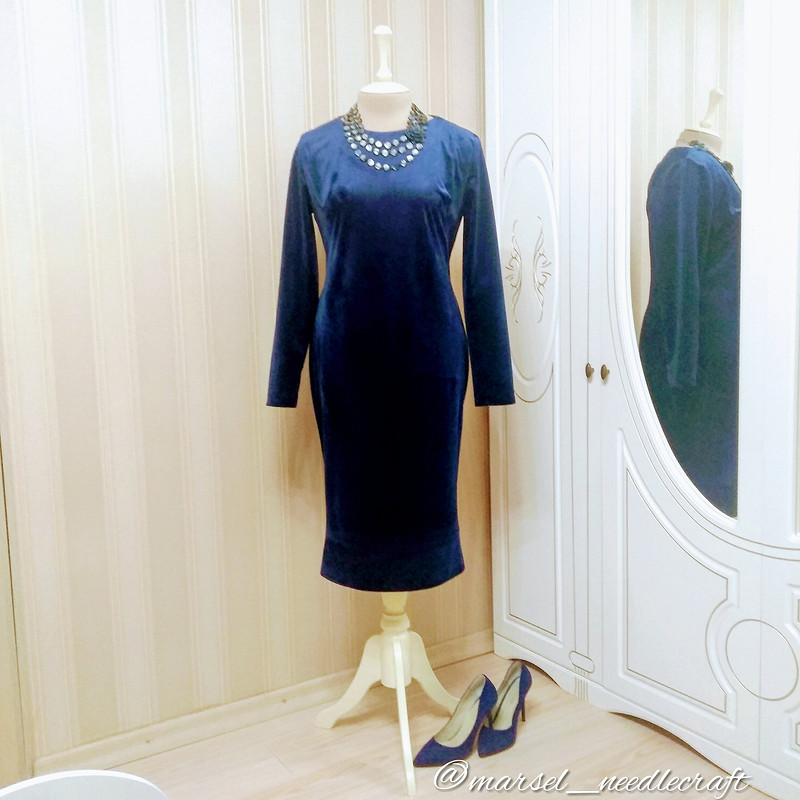 Платье «Синий бархат ночи» от MarSel