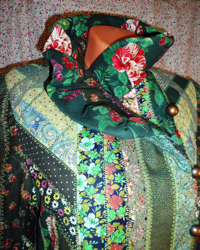 Лоскутная куртка «Родные просторы» от Тётушка Осока