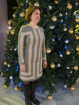 Работа с названием Рождество на ФФ с Анной Даниловой. Платье-футляр