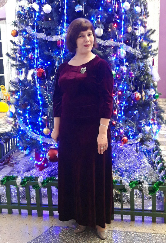 Рождество на ФФ с Ниной. Ягодное платье от ninok