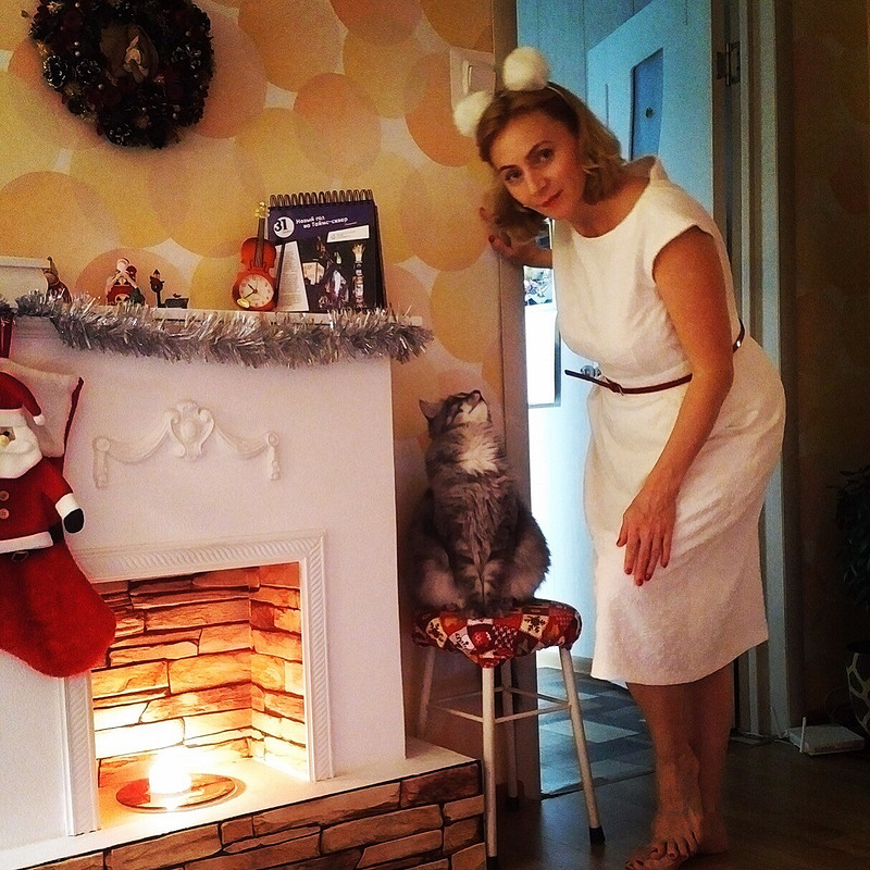 Рождество на ФФ с SvetlanaNaumova. Платье «Белая Мышь» от SvetlanaNaumova