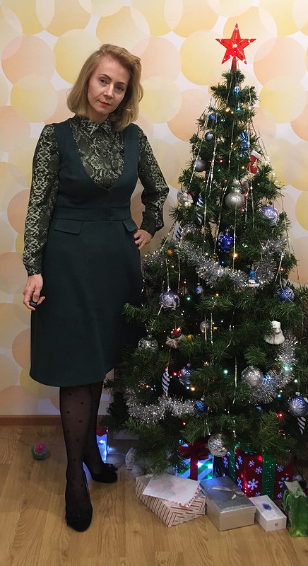 Рождество на ФФ с SvetlanaNaumova. Сарафан из искусственной замши от SvetlanaNaumova