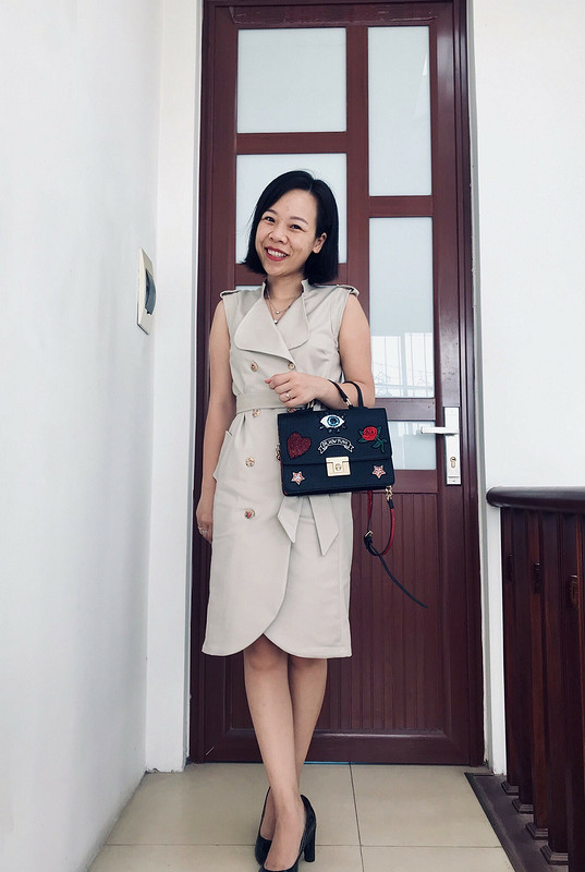 Платье «Trench dress» от Binh Ngo