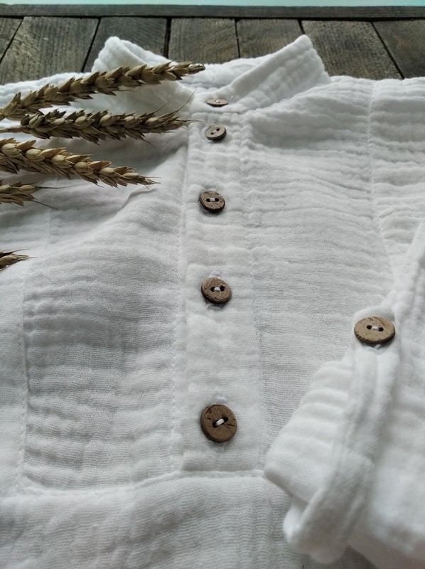 Рубашка из муслина от Mazutova