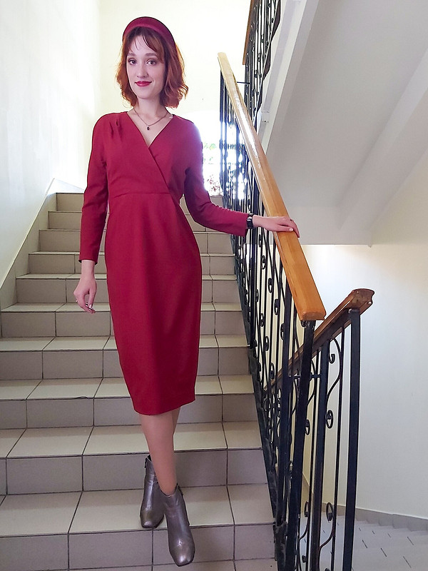 Платье «Femme en bordeaux» от RedFoxStory