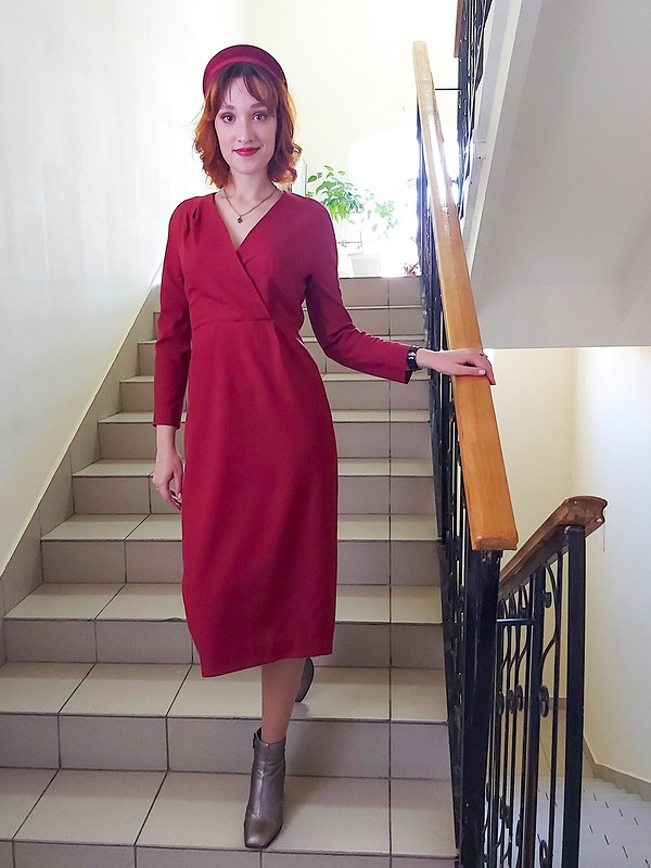 Платье «Femme en bordeaux» от RedFoxStory